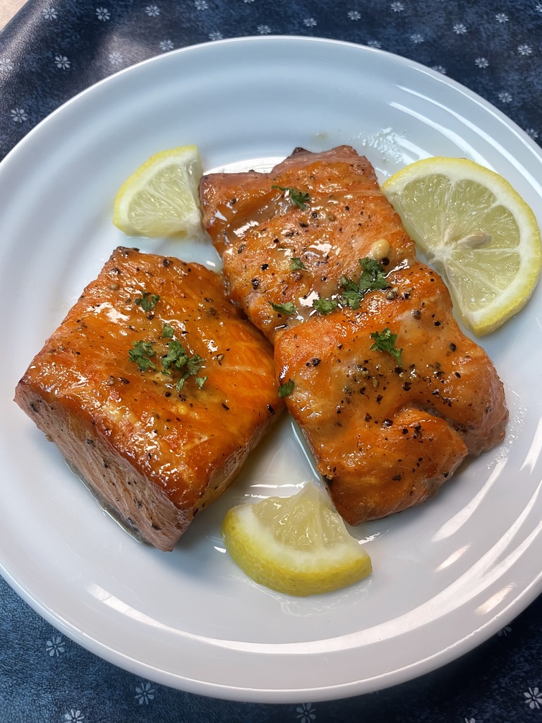 Cedar smoked salmon