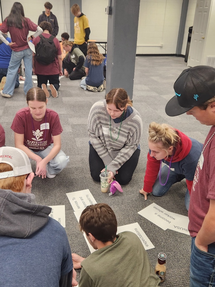 Students at Fall Leadership 