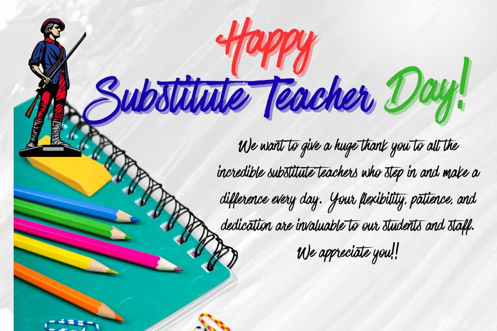 Happy Substitute Teacher's Day!