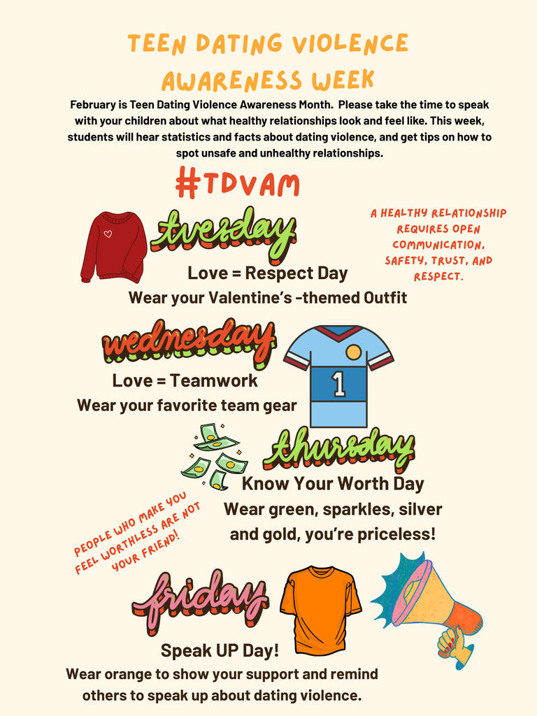 Teen dating violence awareness week!