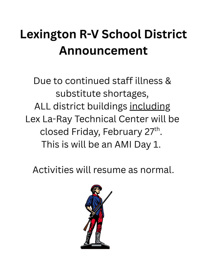 Lexington R-V School District Announcement