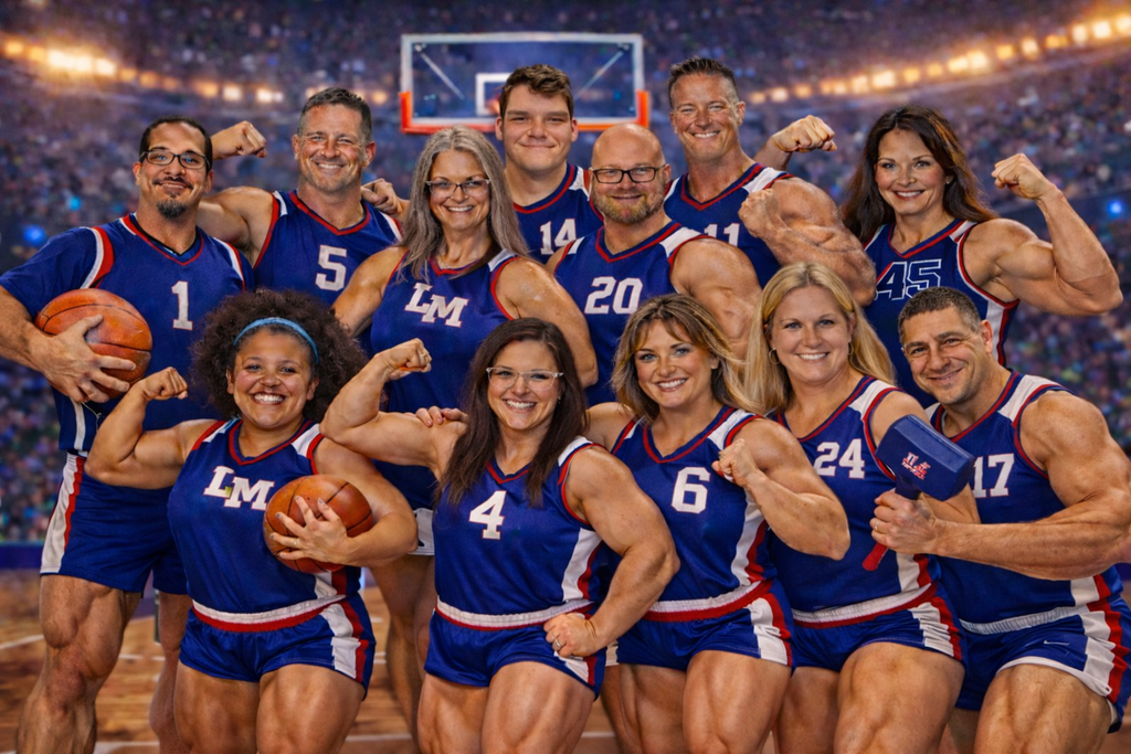 Here is TEAM 2 of the "Minutemen Madness" showdown! Hall Pass Hoopers! LMS-Makayla Stone, Samantha Brown, PJ Elliott, Chris Brooks, Chris Hernandez, Brad Young, Lynn Schumacher, Ben Friedrich, Josh Anderson, Tyler Schmidt. LLRTC-Kerry Adkins BOE-Keely Wood