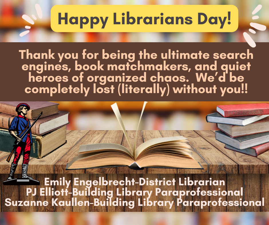 Happy National School Librarian Day!