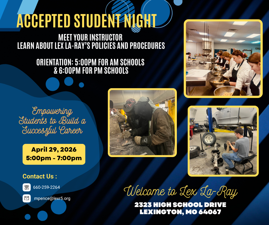 Open House flyer for accepted students 