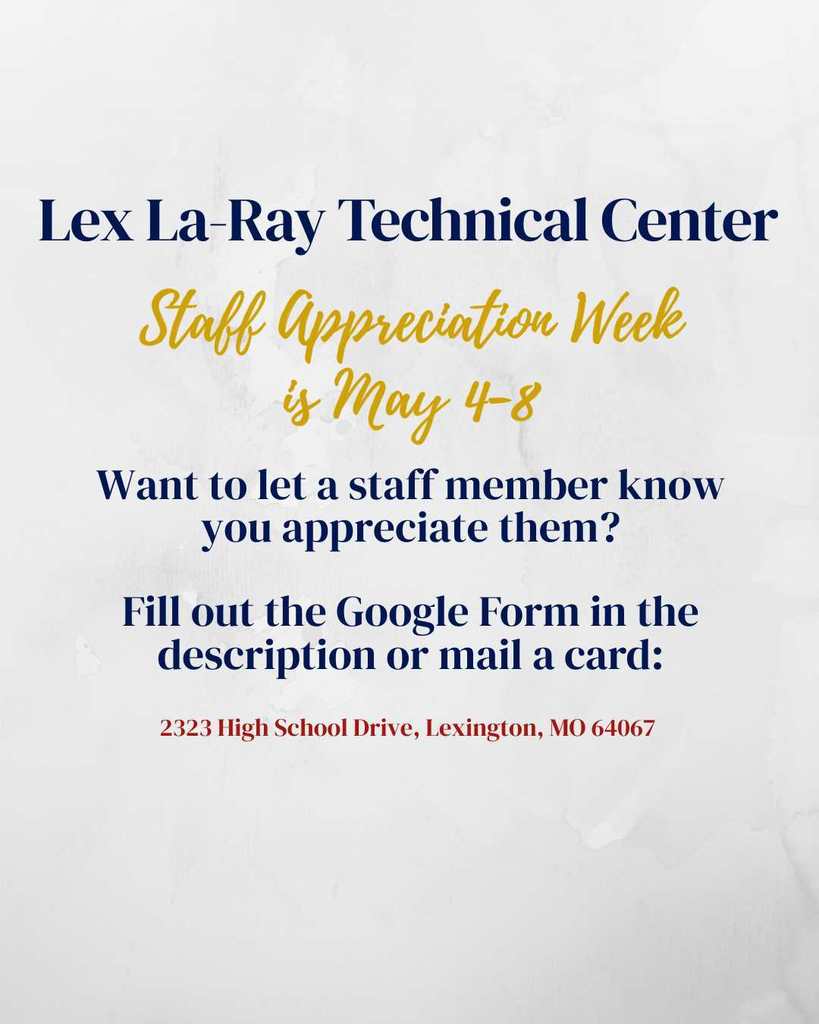 Staff appreciation week flyer