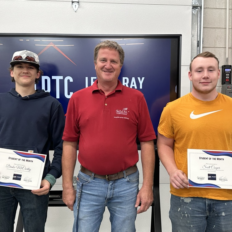 March/April Auto Technology Students of the Month: Scott Cooper/Drake McCarthy