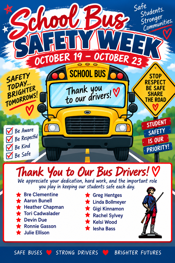 School Bus Safety Week!