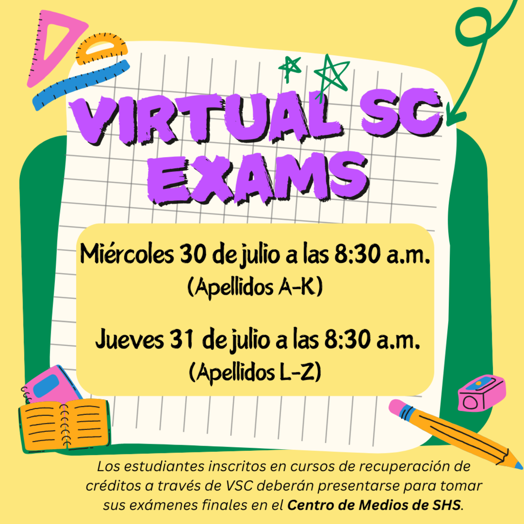 VSC Summer Exams (Spanish)