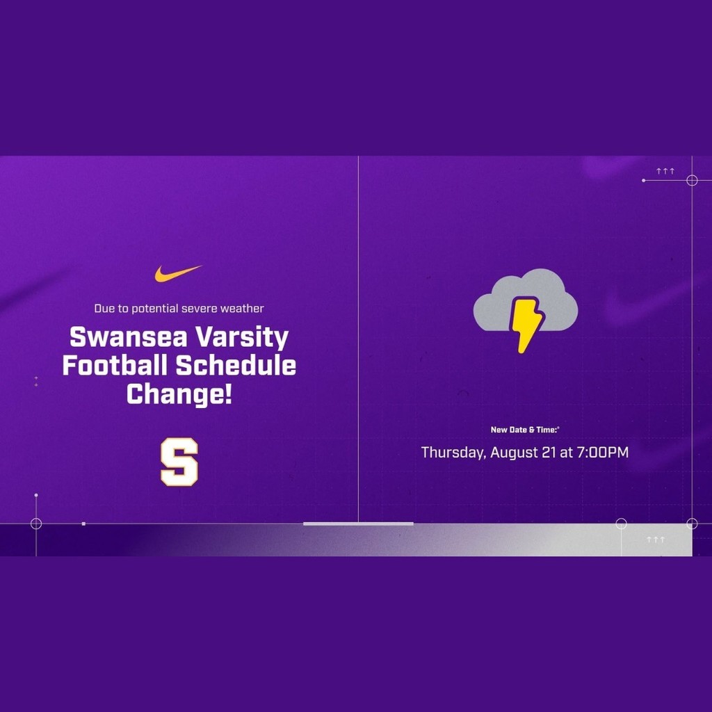 SHS Varsity Football Schedule Change