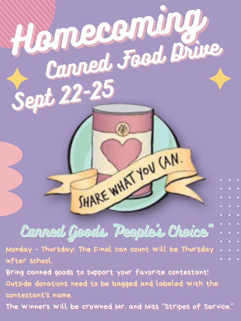 Homecoming Canned Food Drive 2025