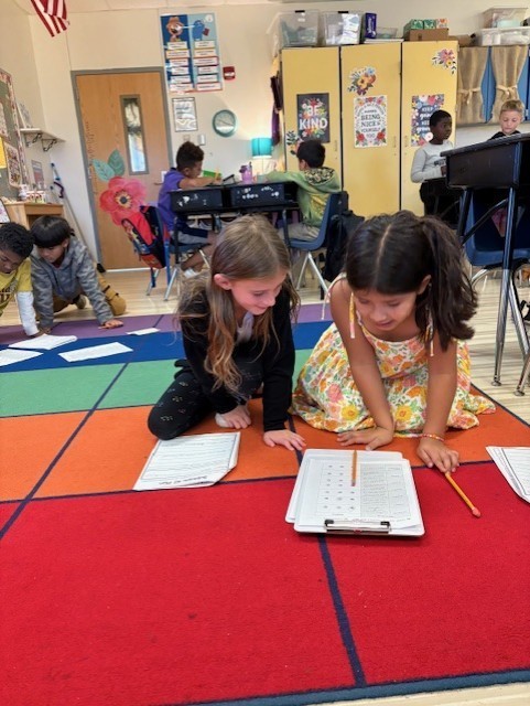 students editing one anothers work