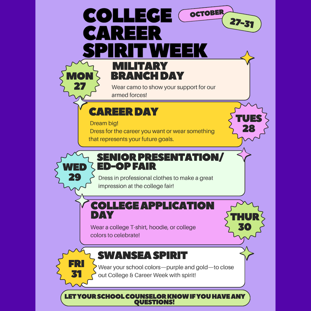 College & Career Spirit Week 2025