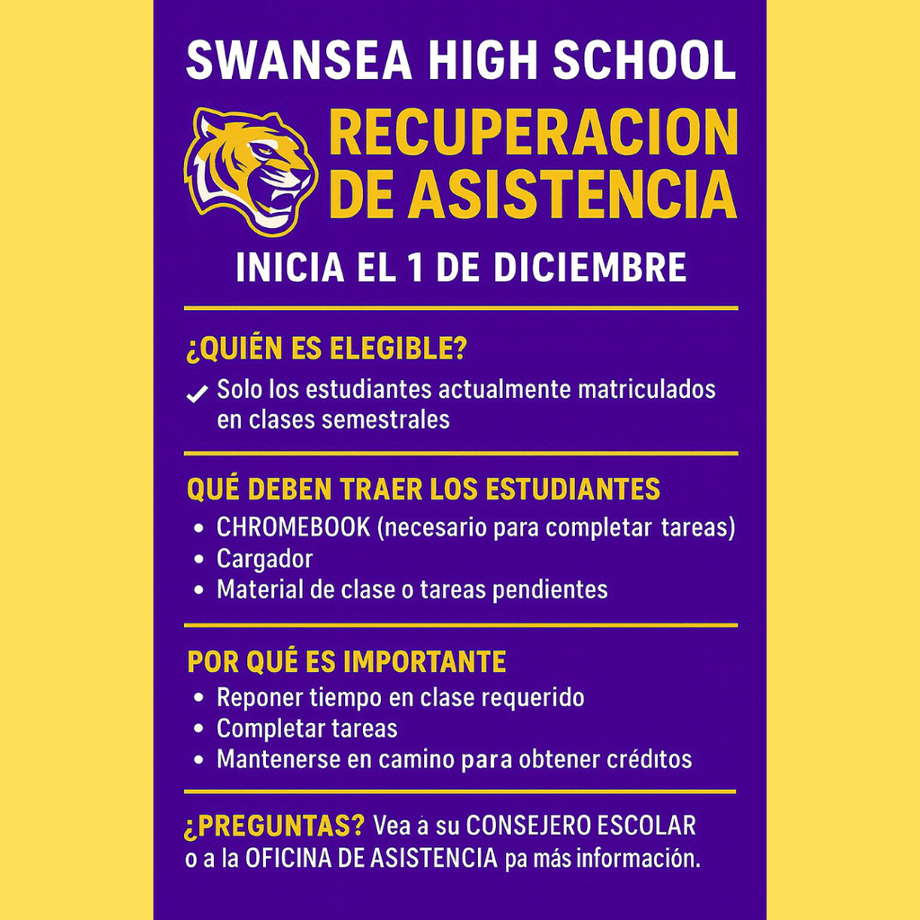 Attendance Recovery (Spanish)