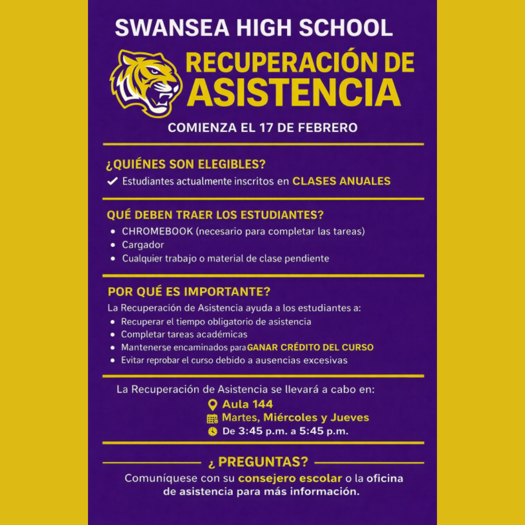 Attendance Recovery (Spanish)