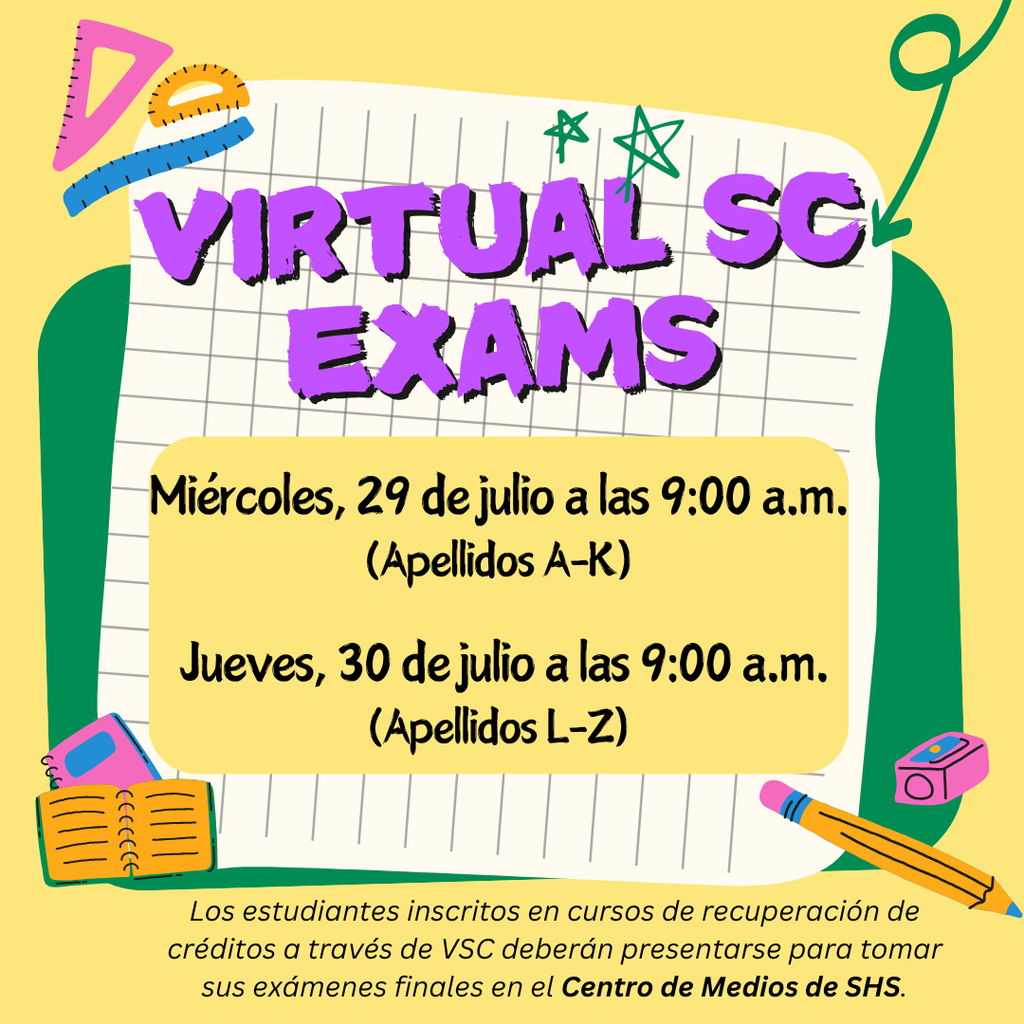VSC Summer Exams (Spanish)