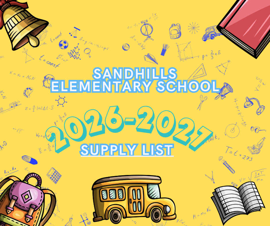 2026-2027 School Supply List