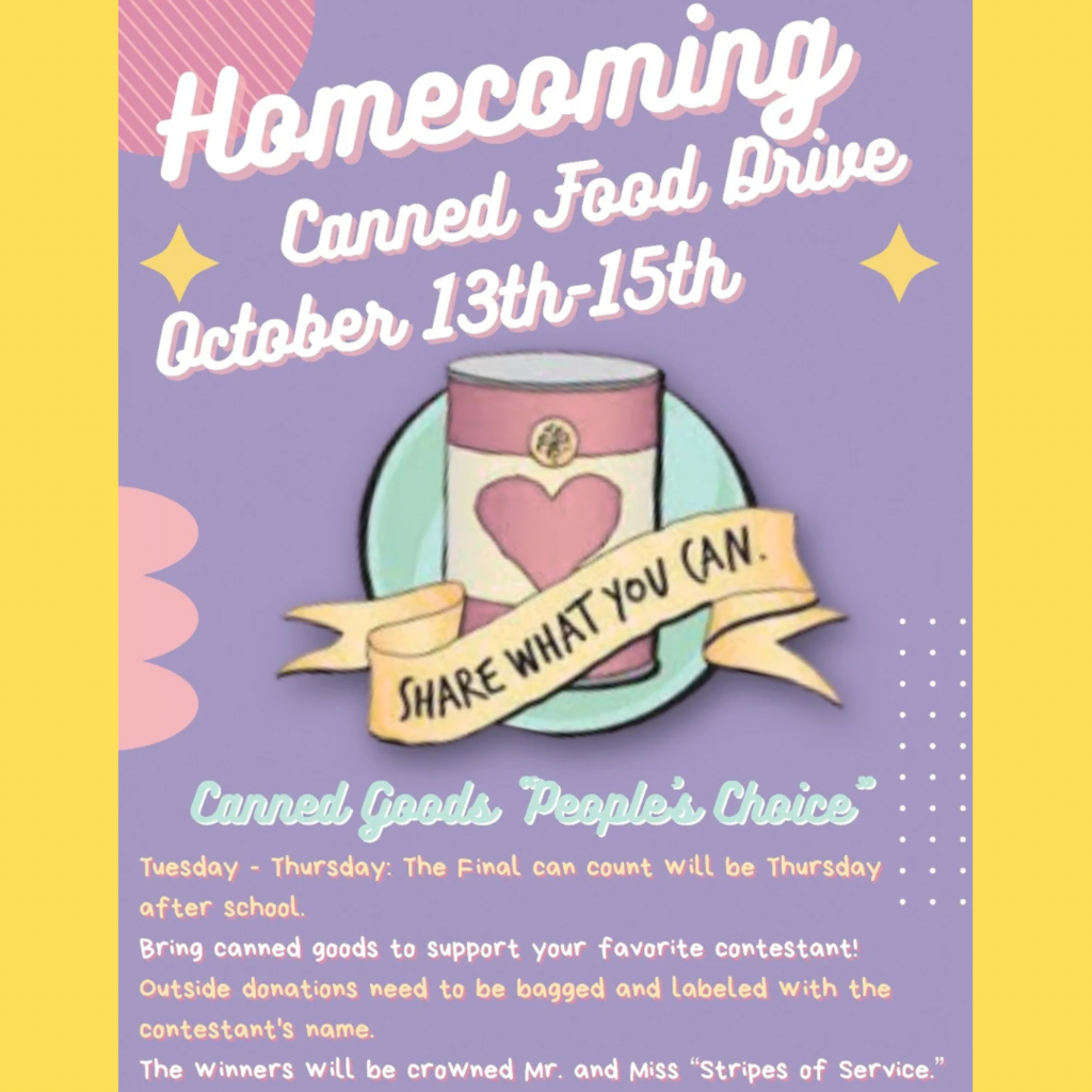 Homecoming Canned Food Drive