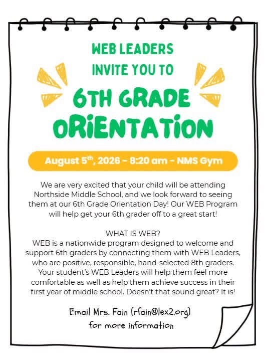 6th Grade Orientation