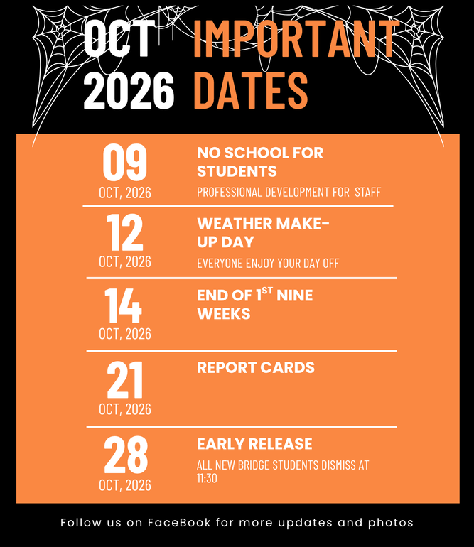 IMPORTANT OCT DATES