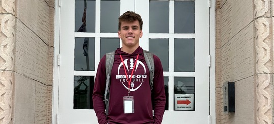 Campbell Parsons, a BCHS senior, was named a National Merit Semifinalist