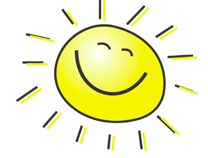 Illustration of a smiling sun