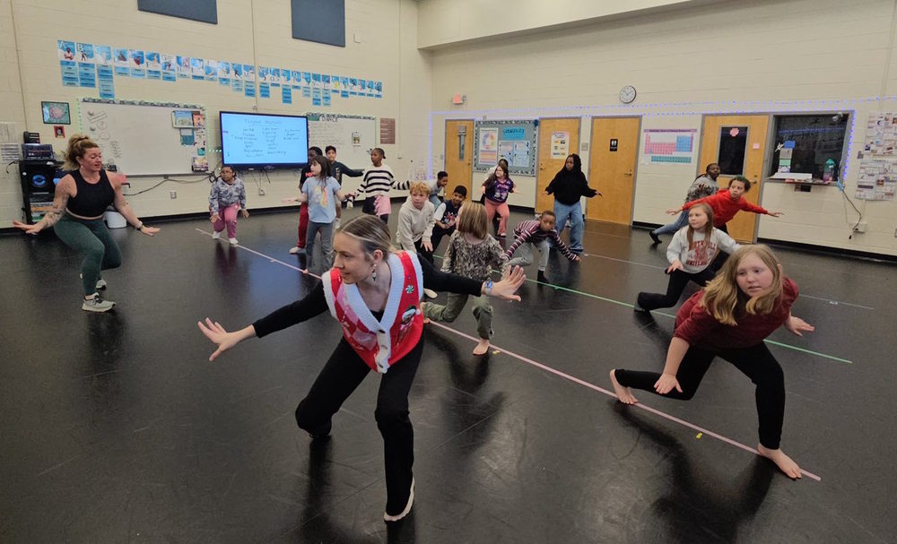 SRAA students have all the moves during a session at Day of the Arts