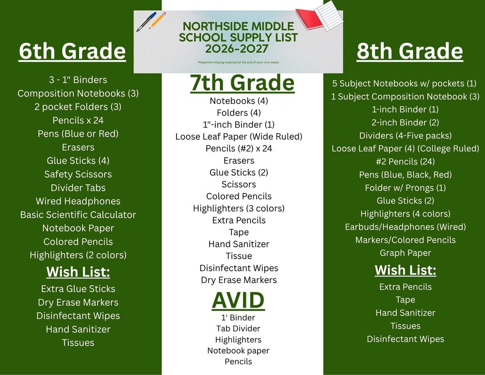 Supply List