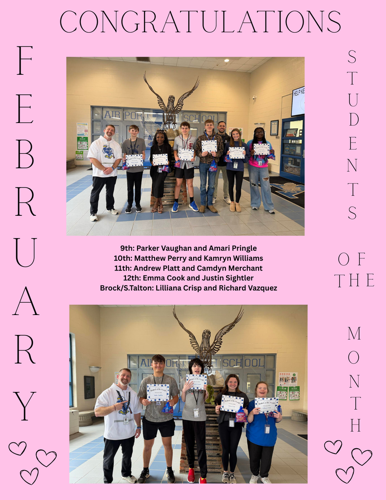 February Students of the Month