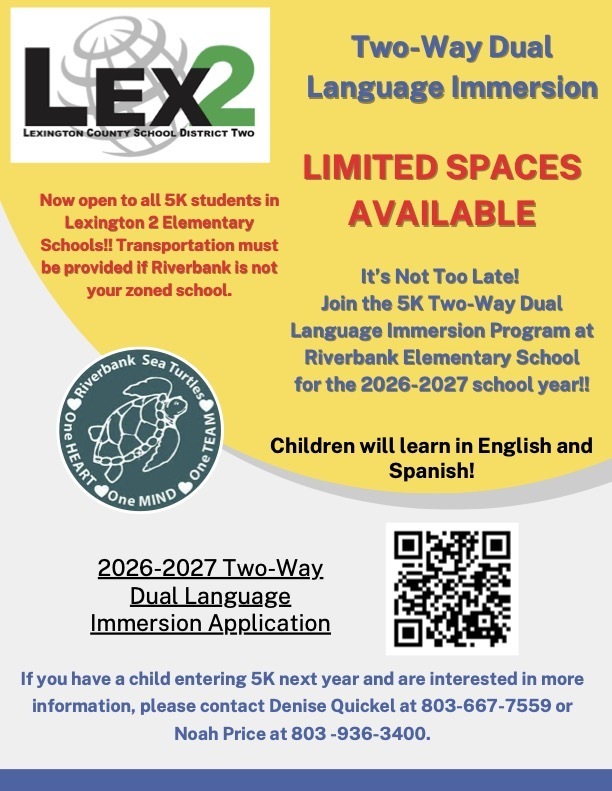 English language flyer on Dual Language Immersion Program