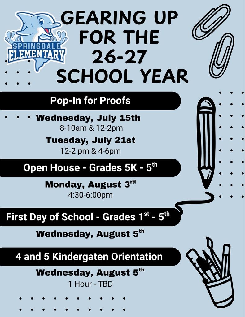 Gearing up for the 26-27 School Year