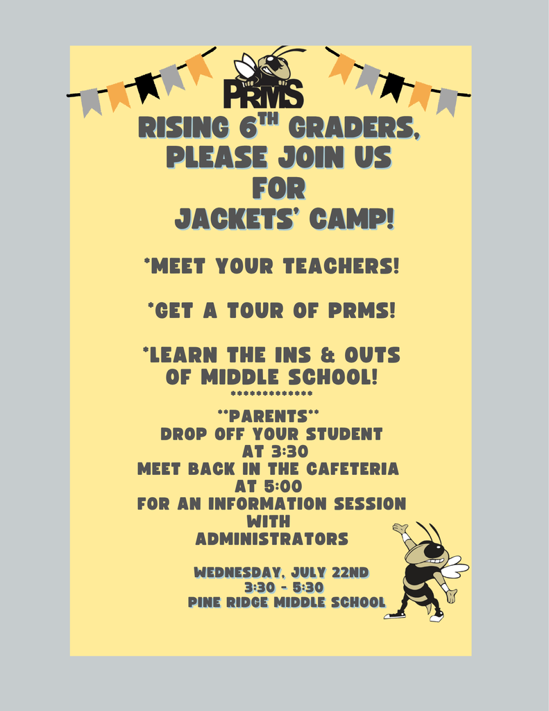 Jackets' Camp Flyer