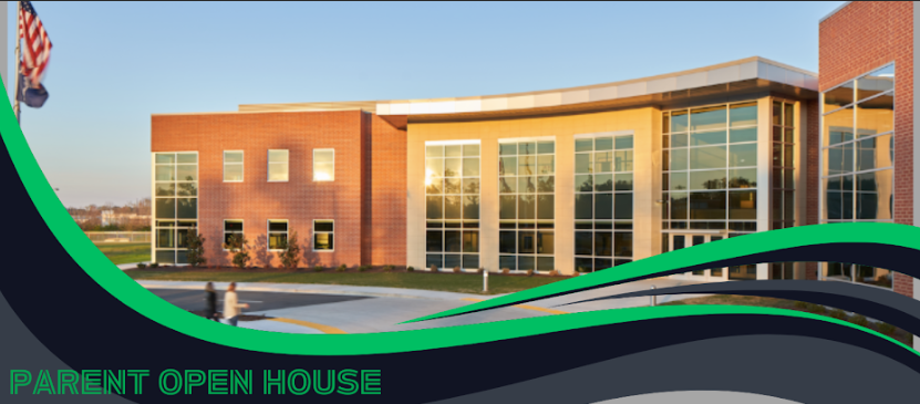 Exterior photo of L2IC with words PARENT OPEN HOUSE