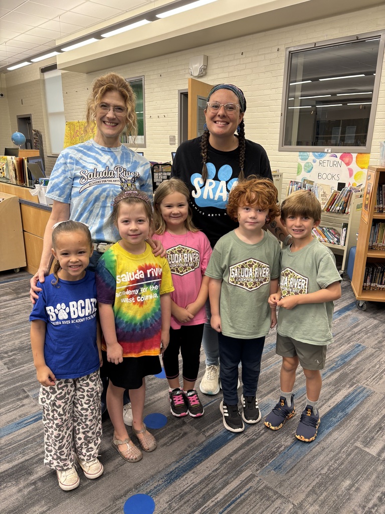Teachers and students wearing spirit wear