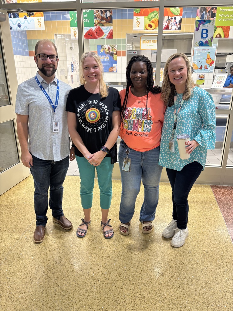 Staff wearing dots