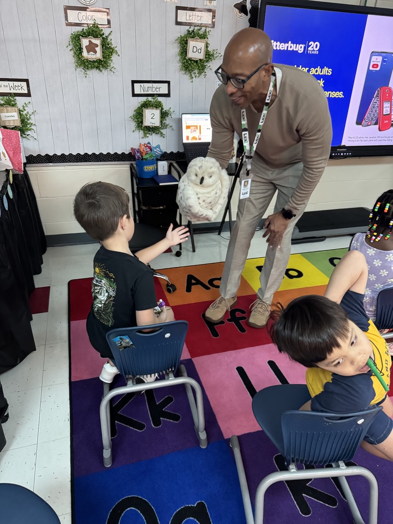 Mr. Putnam and Dale visiting students