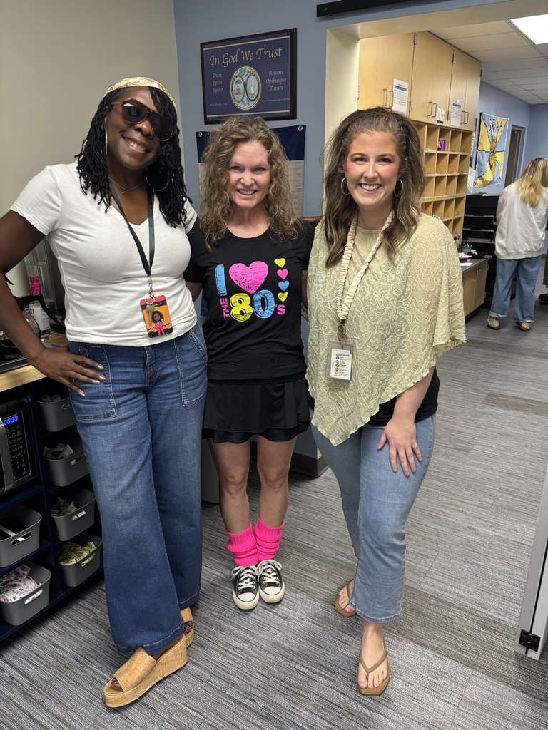 Staff dressed in styles from their favorite eras