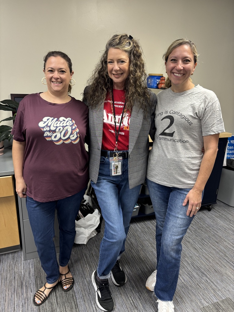 Staff dressed in styles from their favorite eras