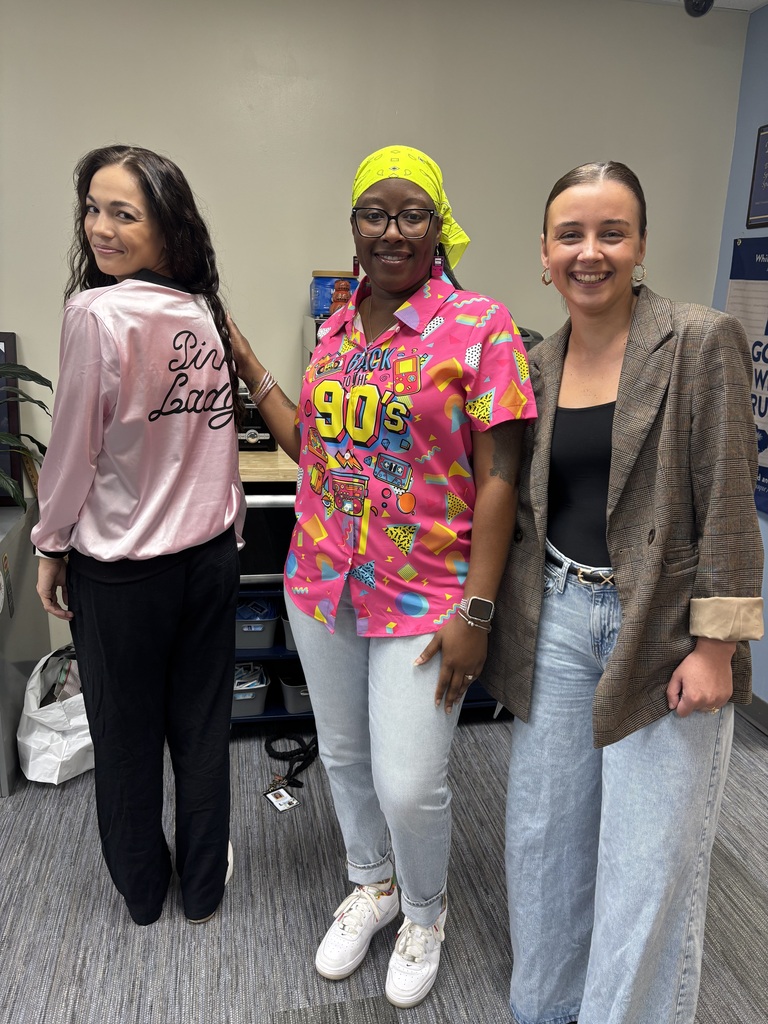 Staff dressed in styles from their favorite eras.