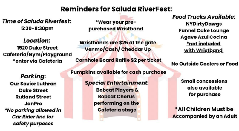 Riverfest Event Directions