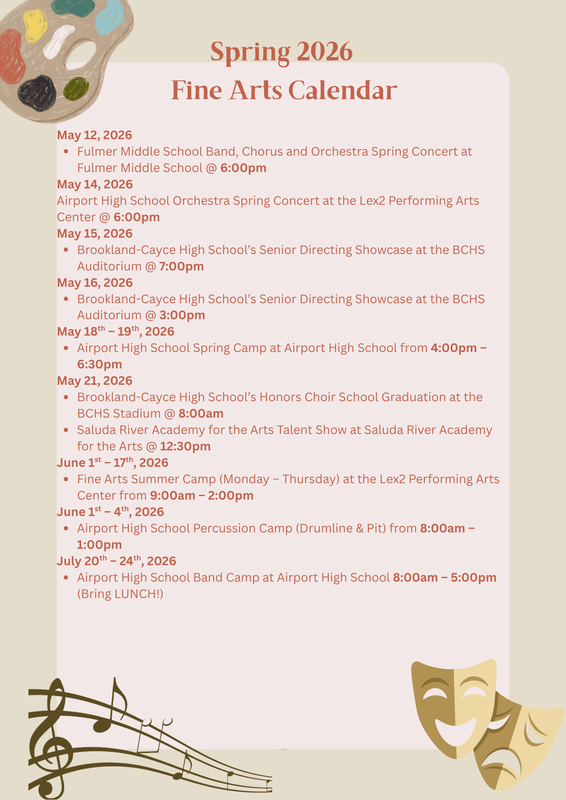 Spring 2026 Fine Arts Calendar 5