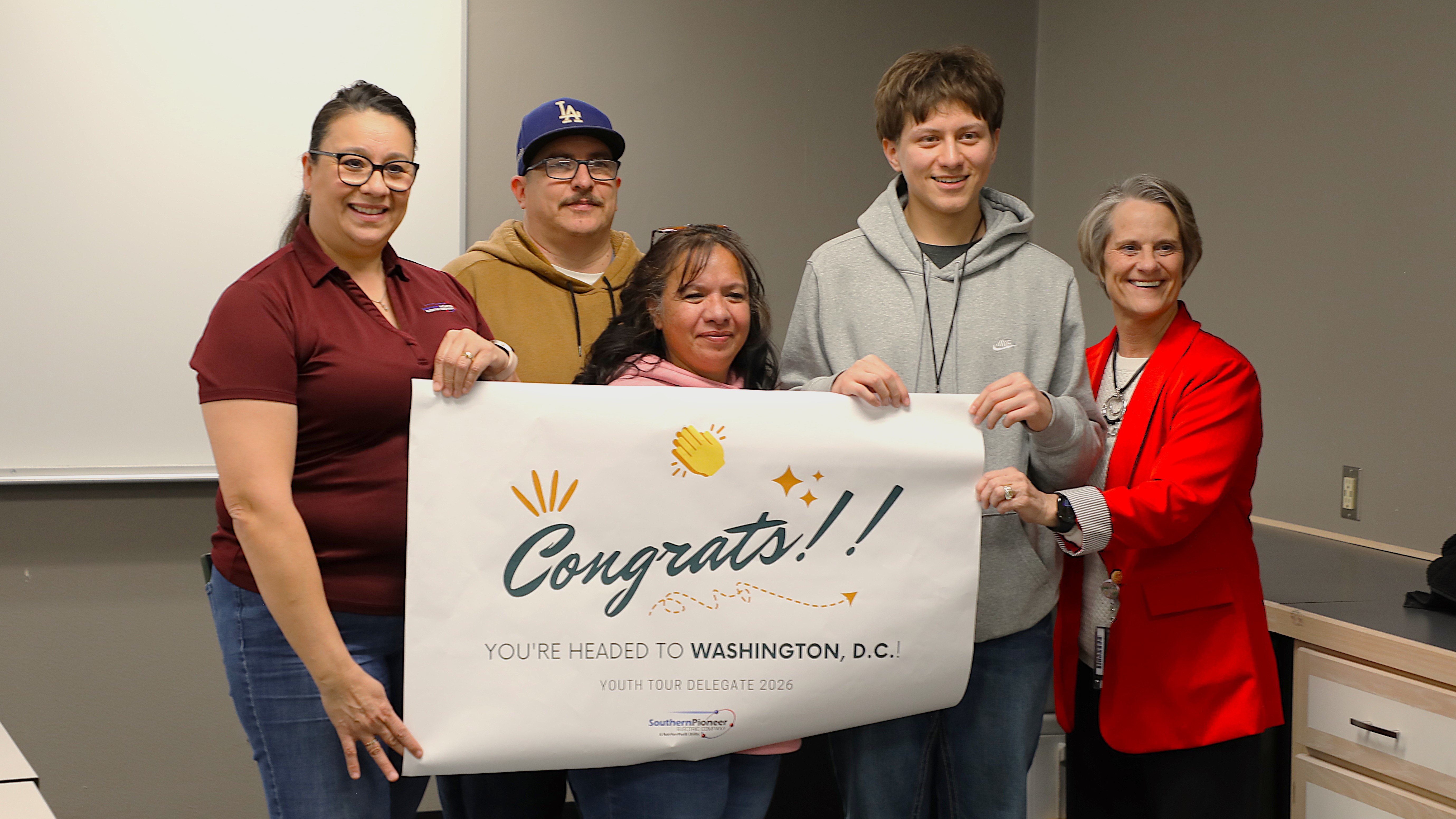 Naranjo Selected for Youth Tour in Washington, D.C. | Liberal USD 480