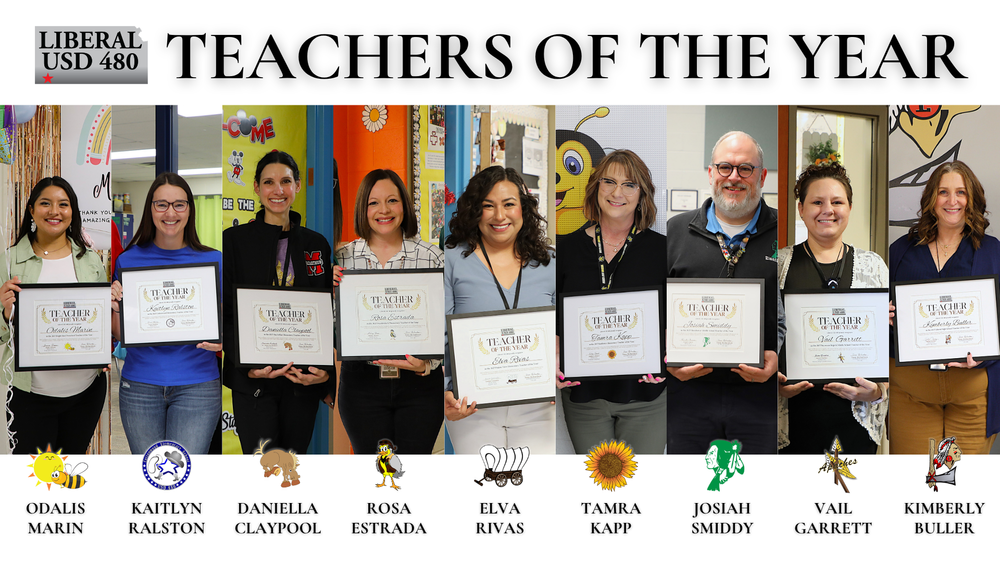 USD 480 Teachers of the Year
