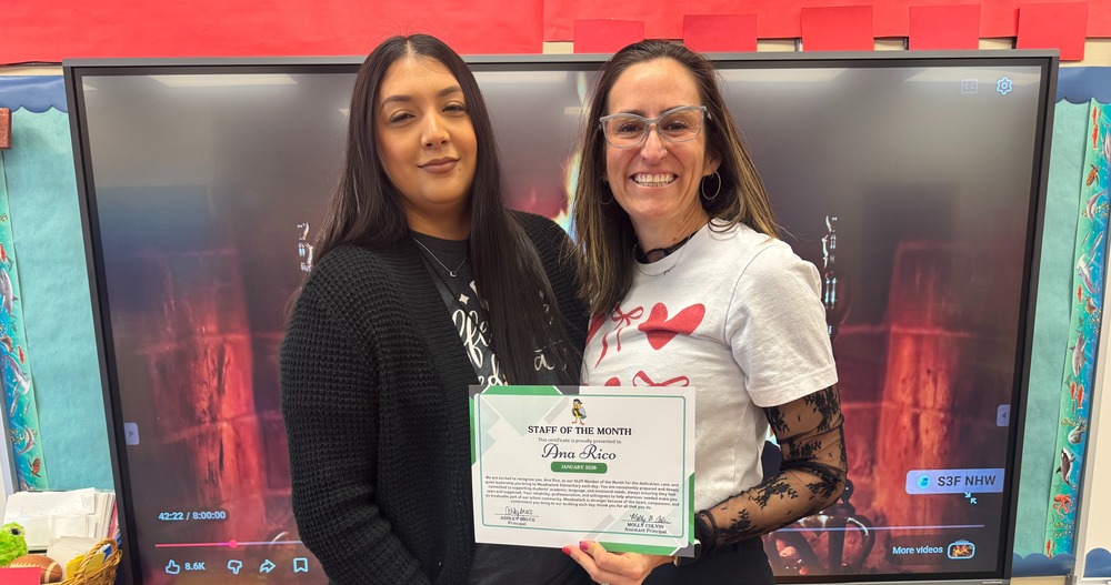 Ana Rico with Molly Colvin