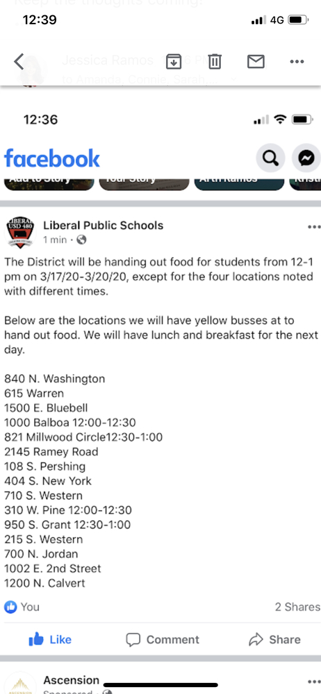 USD 480 Student Meals