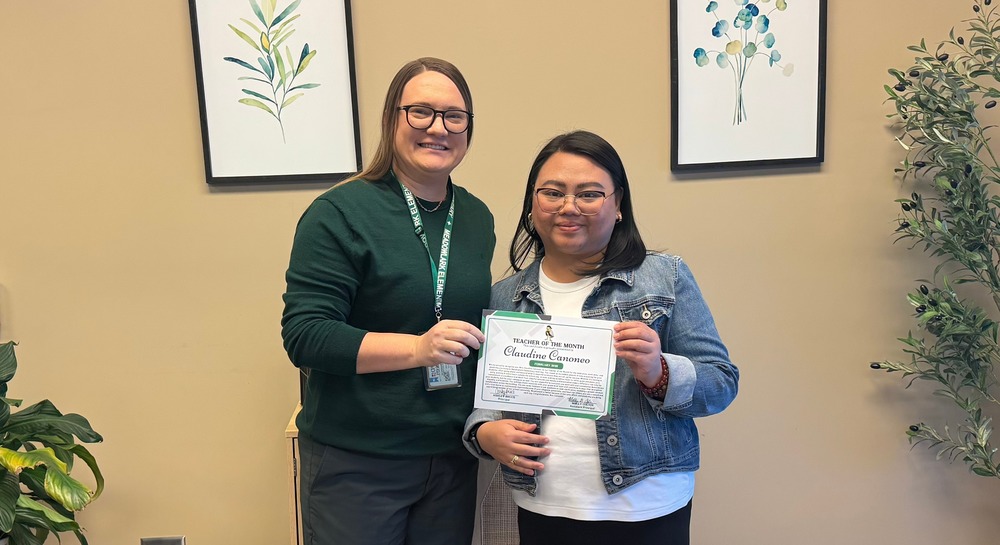 Claudine Canoneo w/Ms. Bruce