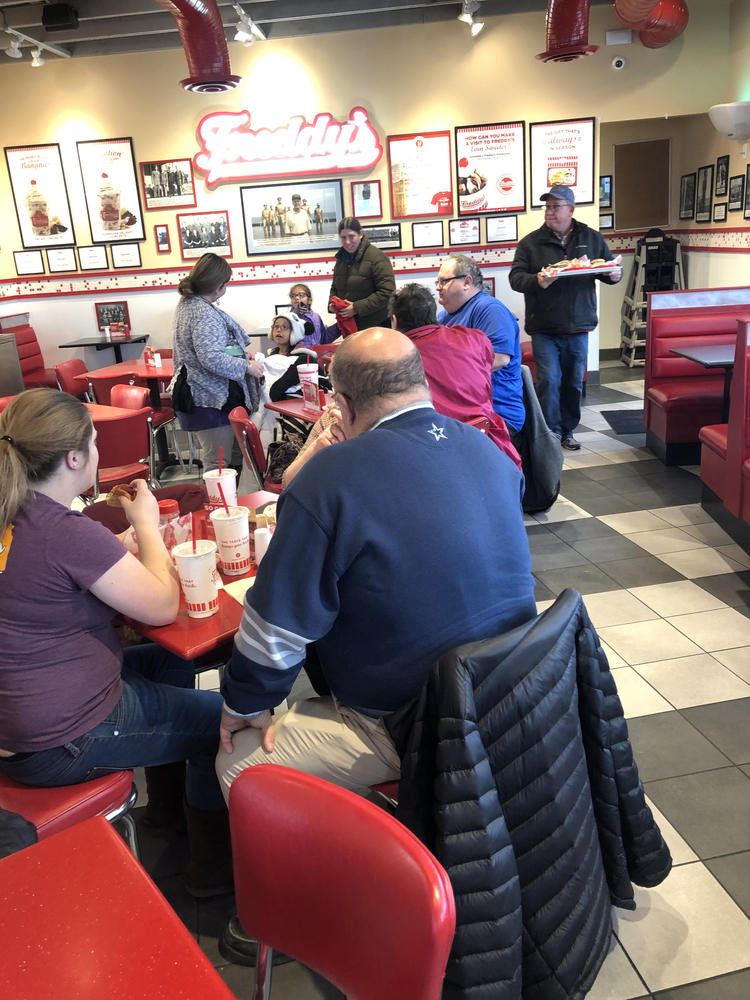 Freddy’s for dinner tonight!