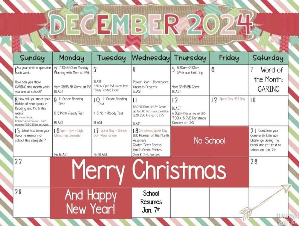 December Calendar
