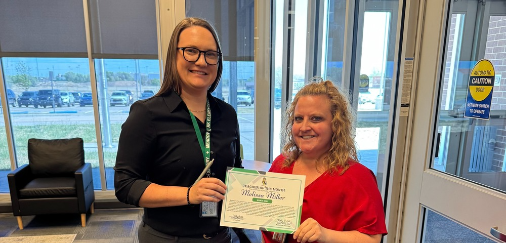 Miss Miller with Ms. Bruce