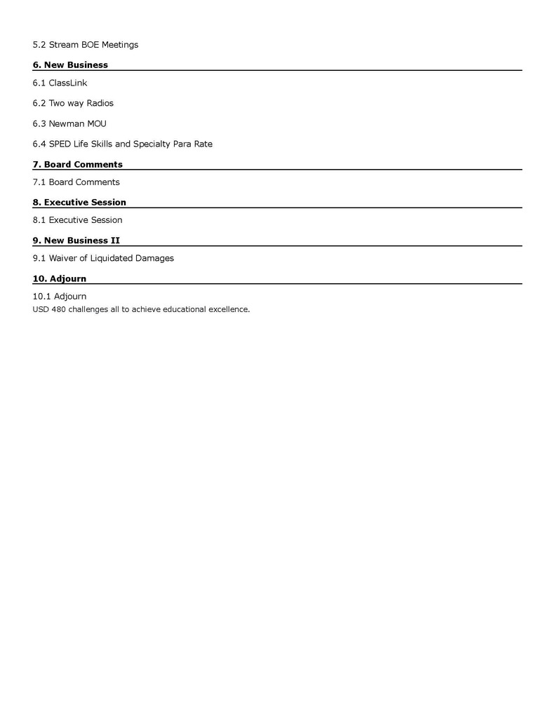 USD 480 Board Agenda 100724