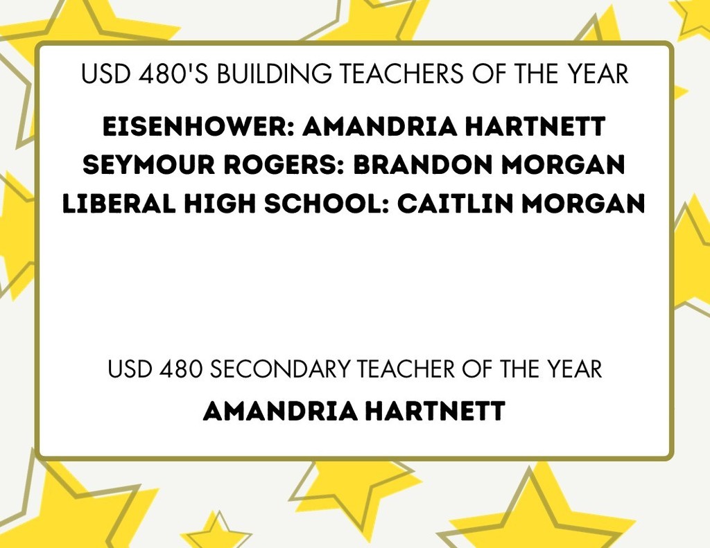 Secondary Teachers of the Year